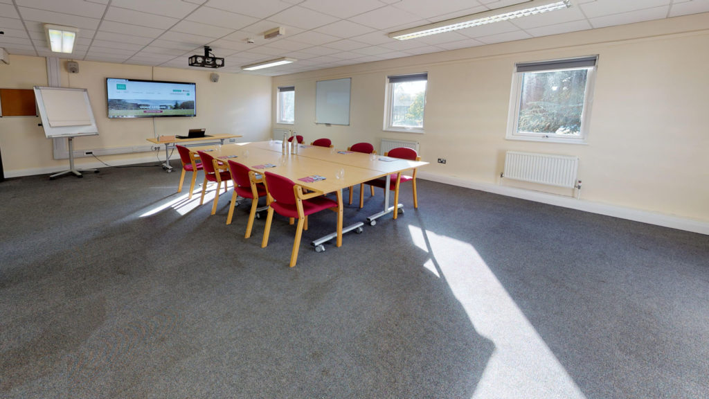 A photo of Cedars Seminar room 2 boardroom layout