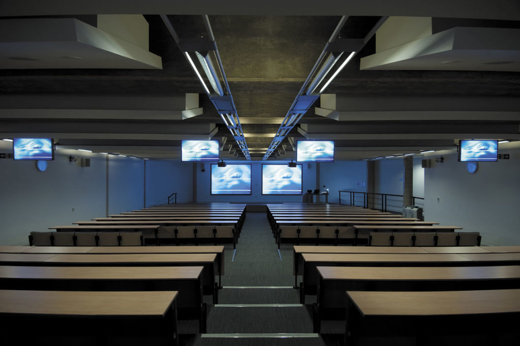A photo of Henley Business School lecture theatre