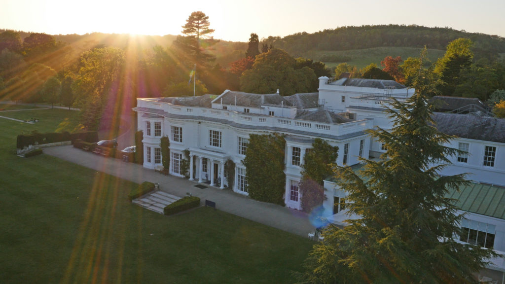 A photo of Henley Business School main white house