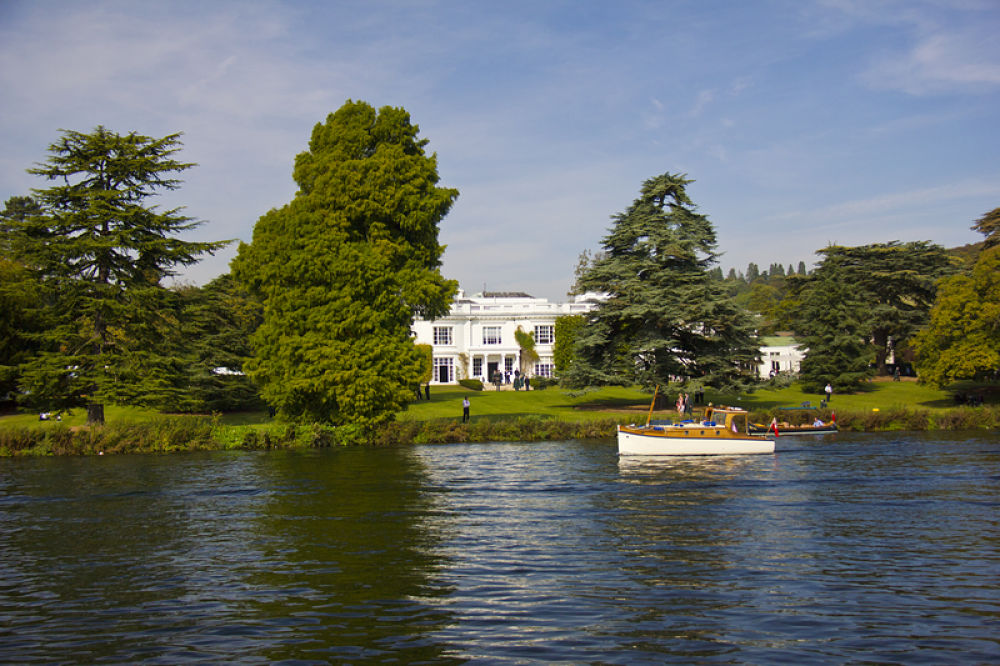 A view of the Henley Greenlands campus from the River Thames
