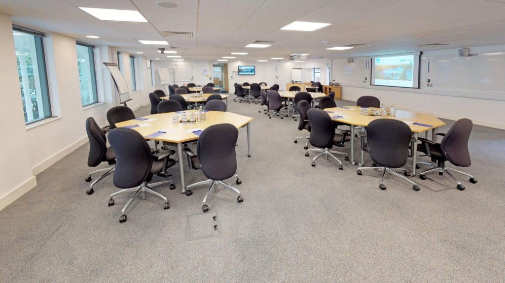 A photo of Henley Greenlands conference room with room setup