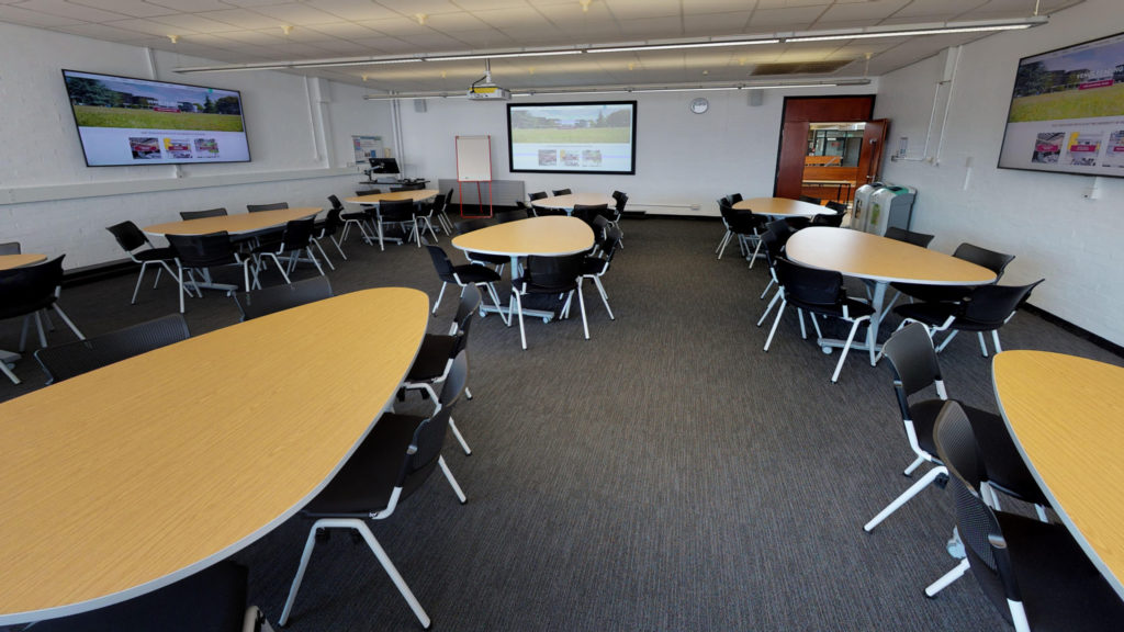 A photo of meeting space in the Palmer building