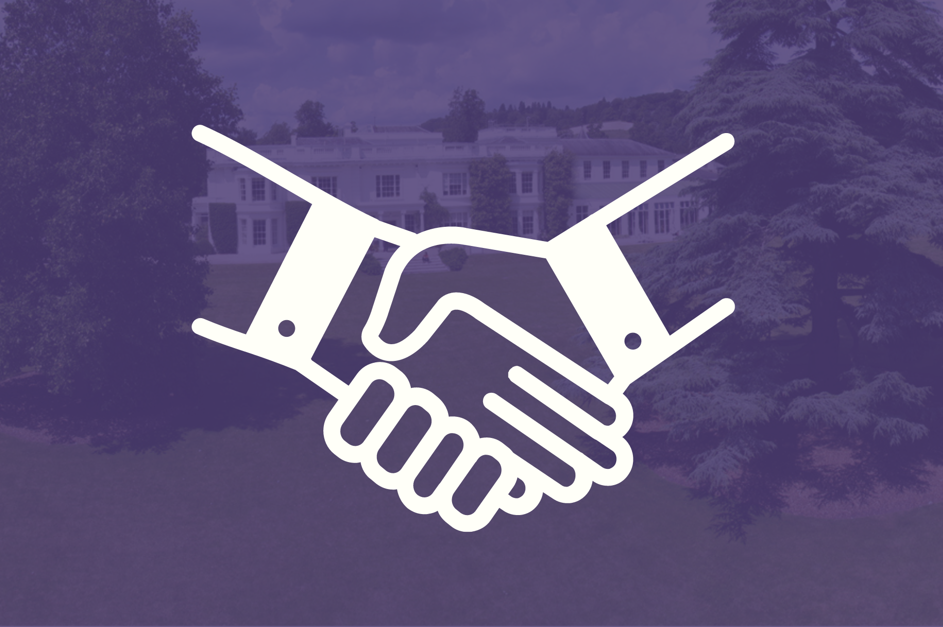 Purple Handshake Logo