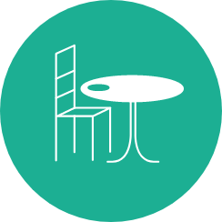 Campus dining locations icon